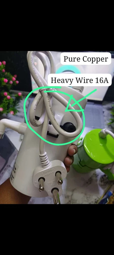 portable instant electric water geyser